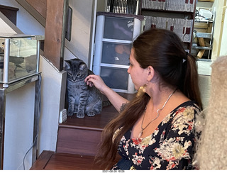 Didem and cat Potato