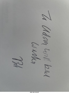 Princeton University - book signed