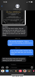 Mike Meyer's 80th birthday