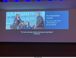 Manhattan Transfer concert - I already am booked both nights