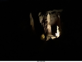 285 a18. Bryce Canyon cookout at night