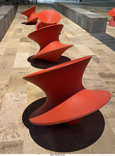 interesting three-step sink in restroom