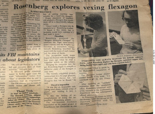 my hexflexagon stuff from 1975 - Daily Princetonion