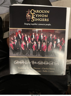 Scottsdale Arts - Carolyn Aynon Singers - Beethoven 250th - program