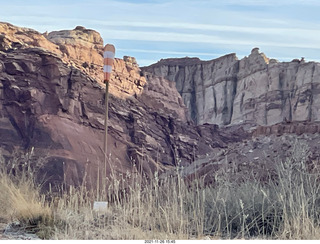60 a19. Utah back country - Hidden Splendor airstrip area on the ground