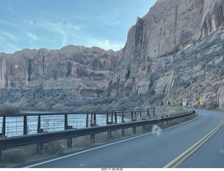 18 a19. driving from moab to fisher towers - Route 128