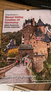 Mosel Valley Castles of Germany calendar - inspired by Forman Acton's trips there