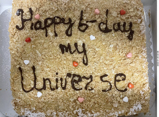 Olga and Anthony holiday/birthday card - 3D cats