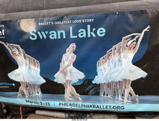 Philadelphia trip - Philadelphia Ballet - Swan Lake poster