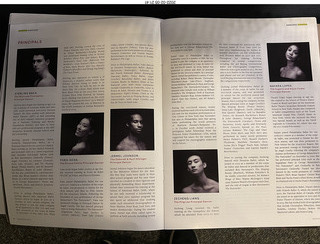 Philadelphia Ballet program