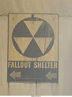 Philadelphia City Hall - FALLOUT SHELTER sign