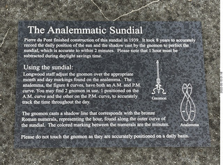 Longwood Gardens topiary sign