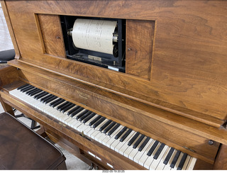 Alan Travis - old car collection - player piano