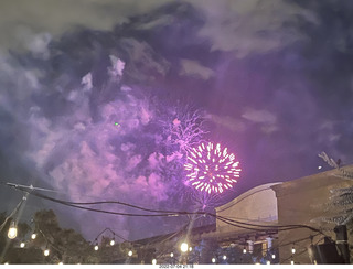 Olga and Anthony at dinner