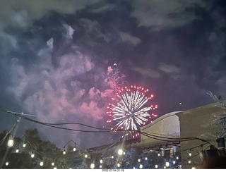 Olga and Anthony at dinner