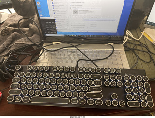 my computer with Royal-Typewriter retro keyboard