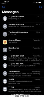 Mystic Bluffs fly-in text message