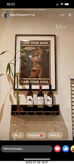 home construction - master bedroom getting furniture + Anthony