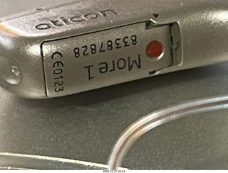 Oticon hearing aid close-up