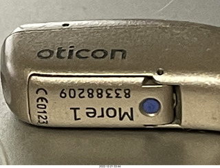Oticon hearing aid close-up