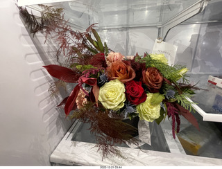 Happy  Birthday to me! Beautiful bouquet from olga and anthony in my 'fridge