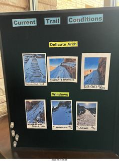 124 a1n. Arches National Park - trail conditions