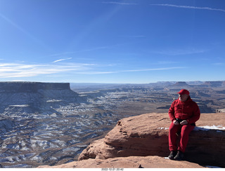61 a1n. Utah - Canyonlands - Green River Overlook + Adam