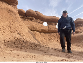 227 a1n. Utah Goblin Valley State Park - valley of goblins + Adam