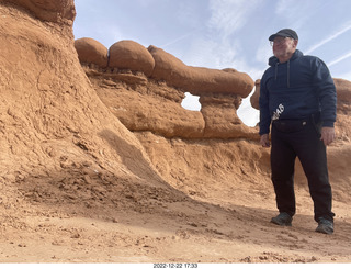 228 a1n. Utah Goblin Valley State Park - valley of goblins + Adam