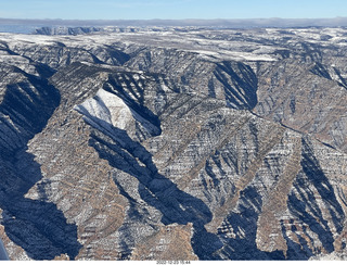 65 a1n. aerial - canyonlands - Green River, Desolation Canyon, Book Cliffs