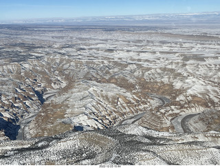 86 a1n. aerial - canyonlands - Sand Wash airstrip area