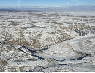 89 a1n. aerial - canyonlands - Sand Wash airstrip area