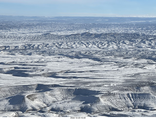 92 a1n. aerial - canyonlands - Sand Wash airstrip area