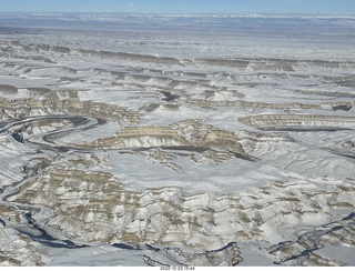 95 a1n. aerial - canyonlands - Sand Wash airstrip area