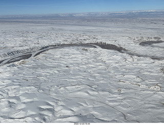 111 a1n. aerial - canyonlands - sand wash to vernal - Green River