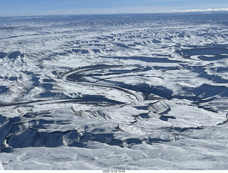 158 a1n. aerial - canyonlands - Green River, Sand Wash airstrip area