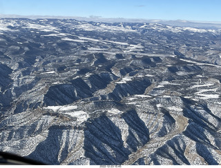 178 a1n. aerial - canyonlands - Green River, Desolation Canyon, Book Cliffs