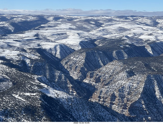 186 a1n. aerial - canyonlands - Green River, Desolation Canyon, Book Cliffs