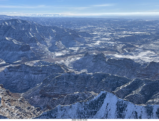208 a1n. aerial - canyonlands - Green River, Desolation Canyon, Book Cliffs