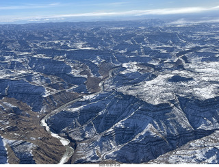 210 a1n. aerial - canyonlands - Green River, Desolation Canyon, Book Cliffs