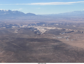 234 a1n. aerial - canyonlands - toward hanksville