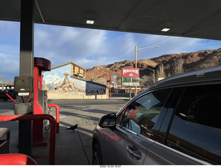 5 a1n. Maverick gas station next to Poison Spider bicycle shop