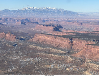 82 a1n. aerial - Cataract Canyon area - Henry Mountains