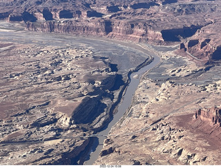 105 a1n. aerial - Hite airstrip (UT03) area