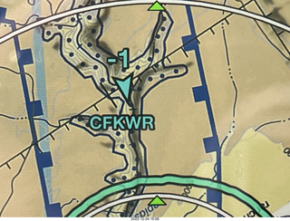 151 a1n. ForeFlight map near Marble Canyon - Oh, look! There's another airplane