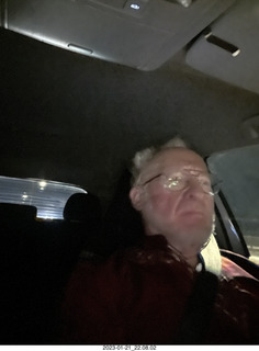 driving with my marcus hairdo