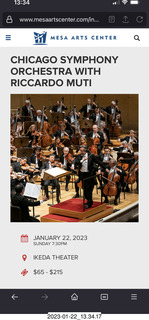 Philadelphia Orchestra program 1988apr22 autographed by Riccardo Muti and others