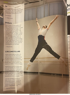 Philadelphia Ballet - Forward Motion - program