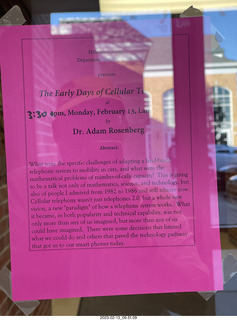 my talk on The Early Days of Cellular Technology