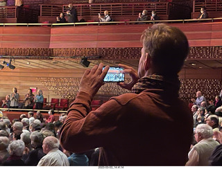 Kimmel Center - Verizon Hall - Philadelphia Orchestra  - someone taking a picture